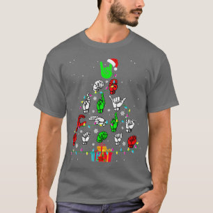 kerstcadeautjes voor gebarentaal t-shirt