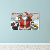 kerstcadeautjes voor kerstcadeautjes canvas afdruk (Insitu (Houten vloer))