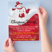 kerstcadeautjes voor kinderen flyer (Hand)