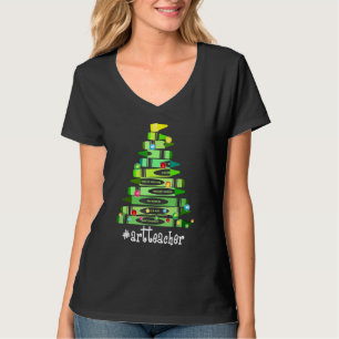kerstcadeautjes voor kunstleraar t-shirt