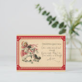 kerstcadeautjes voor  meisje briefkaart (Staand voorkant)