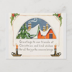 kerstcadeautjes voor onze vrienden briefkaart
