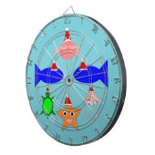 kerstcadeautjes voor Zee Dartbord (Voorkant Rechts)