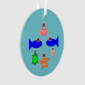 kerstcadeautjes voor Zee Ornament (voorkant)
