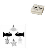 kerstcadeautjes voor Zee Rubberstempel (Gestempeld)