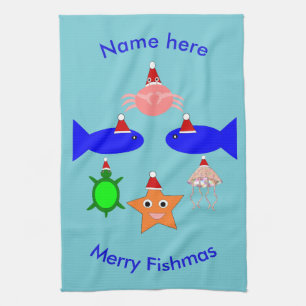 kerstcadeautjes voor Zee Theedoek