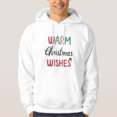 kerstcadeautjes - Warm kerst Hoodie (Voorkant)