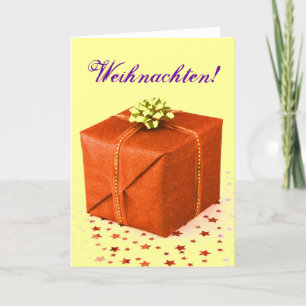 kerstcadeautjes Weihnachten Sinaasappel IV Feestdagen Kaart