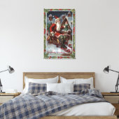 kerstcadeautjeSinterklans Canvas Afdruk (Insitu (Slaapkamer))
