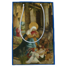 KERSTCADEAUZAK RENAISSANCE GEBOORTESCHILDERIJ