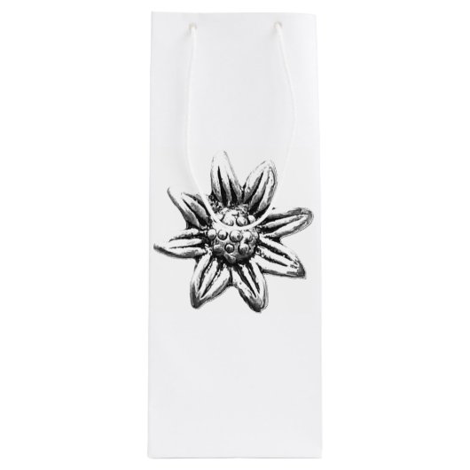 KERSTCADEAUZAK STIJL ONTWERP WIJN CADEAUTAS (Voorkant)