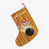 kerstcadebandje kleine kerstsok (Achterkant (Hangend))