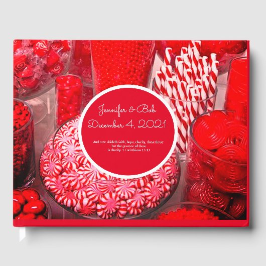 kerstcadeboekje gastenboek (Voorkant)