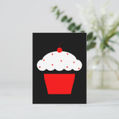 kerstcake briefkaart (Staand voorkant)