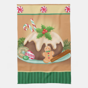 KerstCake Kitchen Towel Theedoek