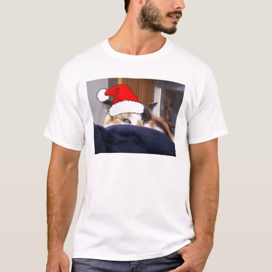 KerstCalico Cat T-shirt (Voorkant)