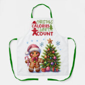 Kerstcalorieën Aantal niet Schort (Voorkant)