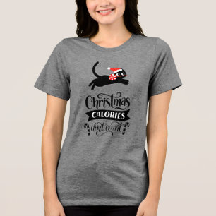 Kerstcalorieën Aantal niet Tri-Blend Shirt