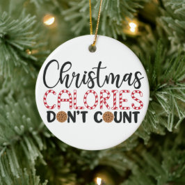 Kerstcalorieën graven geen keramische versiering keramisch ornament