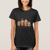 Kerstcalorieën tellen niet Gingerbread Coquett T-shirt (Voorkant)