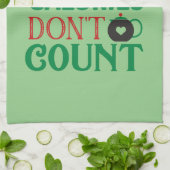 Kerstcalorieën tellen niet; Kerstmis; koken; Theedoek (Gevouwen)