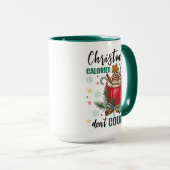 Kerstcalorieën tellen niet Schattigee koffie Mok (Voorkant rechts)