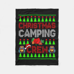 Kerstcamperbemanning Kersttrui Santa Camper Cam Fleece Deken