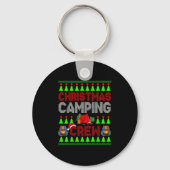 Kerstcamperbemanning Kersttrui Santa Camper Cam Sleutelhanger (Voorkant)
