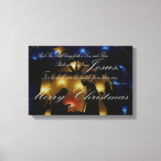 kerstcanvas canvas afdruk (Voorkant)