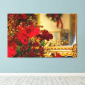kerstcanvas canvas afdruk (Insitu (Houten vloer))