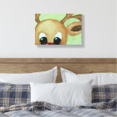 kerstcanvas canvas afdruk (Insitu (Slaapkamer))