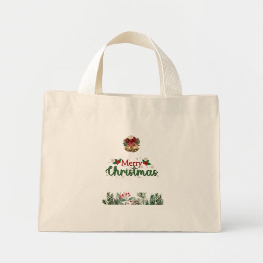 kerstCanvas tas (Voorkant)