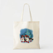 kerstCanvas tas (Voorkant)