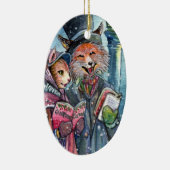 kerstcarol keramisch ornament (Rechts)