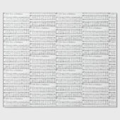 Kerstcarol — Muziek Cadeaupapier (Vlak)