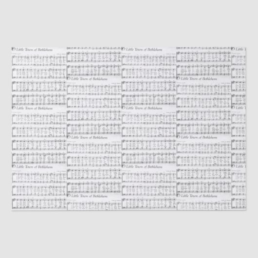 Kerstcarol — Muziek Tissuepapier (Voorkant)