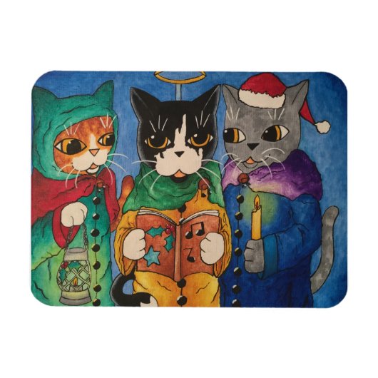 KerstCarol Singers Magneet (Horizontaal)