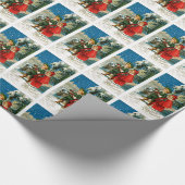 KerstCarolers Cadeaupapier (Hoek)