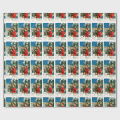 KerstCarolers Cadeaupapier (Vlak)