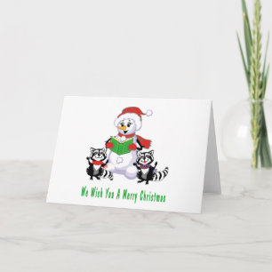 KerstCarolers Feestdagen Kaart