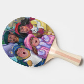 KerstCarolers Tafeltennisbatje (Zijkant)