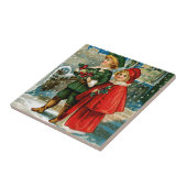 KerstCarolers Tegeltje (Zijkant)