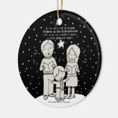 KerstCaroling Keramisch Ornament (Links)