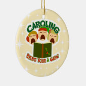 KerstCaroling Keramisch Ornament (Rechts)