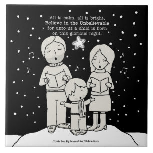 KerstCaroling Tegeltje