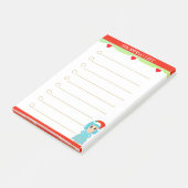 Kerstcarolmeisje Winkellijst Post-it® Notes (Schuin)