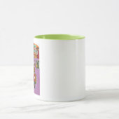 Kerstcasino-stijlgroene combo-mok mok (Midden)