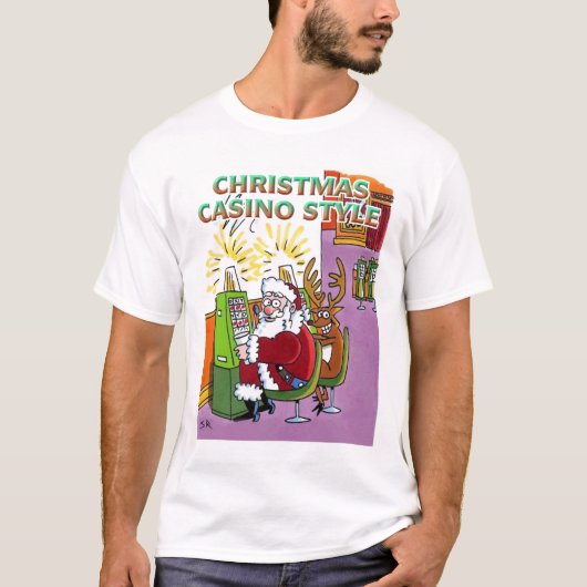 Kerstcasino Style T-shirt (Voorkant)