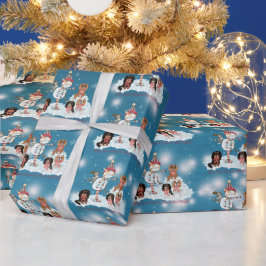 KerstCavalier King Charles Spaniel  Cadeaupapier
