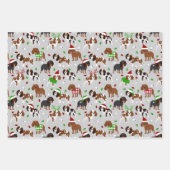 KerstCavalier King Charles Spaniel Inpakpapier Vel (Voorkant 3)